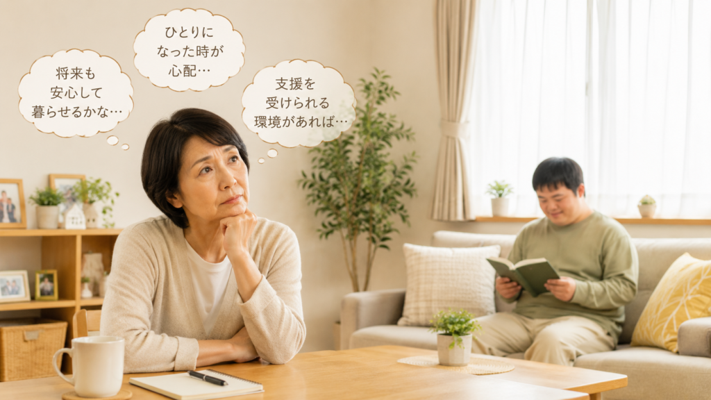 チラシづくりで意識したのは将来への不安